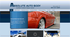Desktop Screenshot of absoluteautobodyct.com