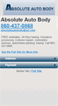Mobile Screenshot of absoluteautobodyct.com